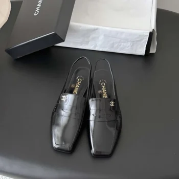 Chanel Women Slingbacks Shiny Calfskin-Black G47491