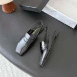 Chanel Women Slingbacks Shiny Calfskin-Black G47491