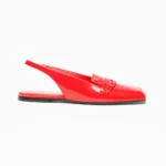 Chanel Women Slingbacks Shiny Calfskin-Red G47491