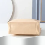 Chanel Women Small Shopping Bag Calfskin & Gold-Tone Metal-Beige