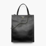 Chanel Women Small Shopping Bag Calfskin & Gold-Tone Metal-Black