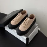 Chanel Women Sneakers Suede Calfskin-Beige G47560