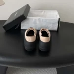 Chanel Women Sneakers Suede Calfskin-Beige G47560