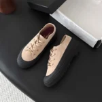 Chanel Women Sneakers Suede Calfskin-Beige G47560
