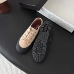 Chanel Women Sneakers Suede Calfskin-Beige G47560
