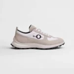 Dior Unisex Squash Sneaker Dior Gray Suede Calfskin and White Technical Fabric