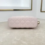 Dior Women Small Dior Toujours Hobo Bag Ballet Pink Cannage Lambskin