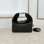 Dior Women Small Dior Toujours Hobo Bag Black Cannage Lambskin
