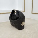 Dior Women Small Dior Toujours Hobo Bag Black Cannage Lambskin