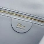 Dior Women Small Dior Toujours Hobo Bag Ice Blue Cannage Lambskin