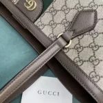 Gucci Unisex Ophidia Large Tote Bag Beige/Dark Brown GG Supreme ‎631685