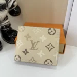 Louis Vuitton LV Unisex Multiple Wallet Monogram Surplus Coated Canvas-Sand Beige M29265