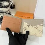Louis Vuitton LV Unisex Multiple Wallet Monogram Surplus Coated Canvas-Sand Beige M29265