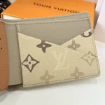 Louis Vuitton LV Unisex Multiple Wallet Monogram Surplus Coated Canvas-Sand Beige M29265