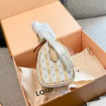 Louis Vuitton LV Unisex Nano Speedy in Signature Minigram Canvas Accented-M29030