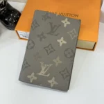 Louis Vuitton LV Unisex Passport Cover Monogram Surplus Coated Canvas-Khaki Green M2A663