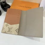 Louis Vuitton LV Unisex Passport Cover Monogram Surplus Coated Canvas-Sand Beige M29237 (2)