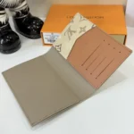 Louis Vuitton LV Unisex Passport Cover Monogram Surplus Coated Canvas-Sand Beige M29237 (2)