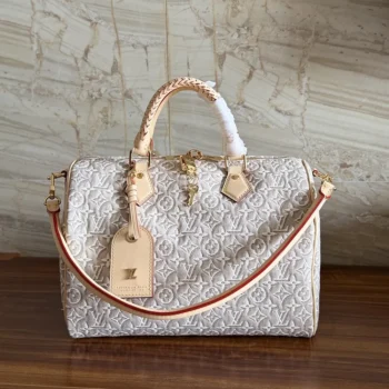 Louis Vuitton LV Unisex Speedy Soft 30 Monogram Emblème Peuplier M28479