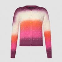 Louis Vuitton LV Women 3D Monogram Tie Dye Cardigan 1AK079