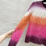 Louis Vuitton LV Women 3D Monogram Tie Dye Cardigan 1AK079