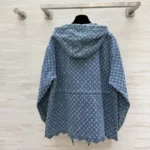 Louis Vuitton LV Women Hooded Monogram Denim Jacket 1AKDTN
