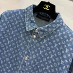 Louis Vuitton LV Women Monogram Denim Shirt Dress 1AKDQZ