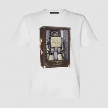 Louis Vuitton LV Women Robot Print T-Shirt 1AKEMQ