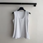 Louis Vuitton LV Women Ruffle Hem Tank Top 1AKEPE