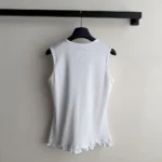 Louis Vuitton LV Women Ruffle Hem Tank Top 1AKEPE
