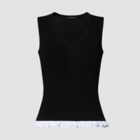 Louis Vuitton LV Women Ruffle Hem Tank Top 1AKEPM