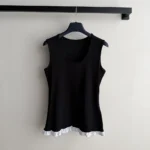 Louis Vuitton LV Women Ruffle Hem Tank Top 1AKEPM