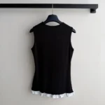 Louis Vuitton LV Women Ruffle Hem Tank Top 1AKEPM