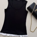 Louis Vuitton LV Women Ruffle Hem Tank Top 1AKEPM