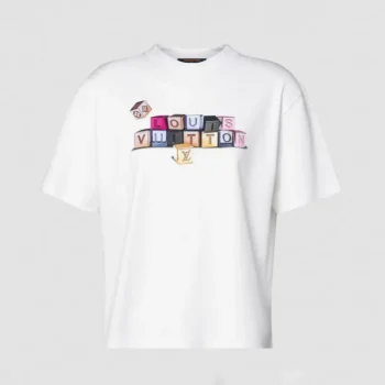 Louis Vuitton LV Women Signature Blocks T-Shirt 1AKEOI