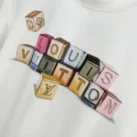 Louis Vuitton LV Women Signature Blocks T-Shirt 1AKEOI