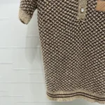 Louis Vuitton Men Short-Sleeved Knitted Mesh Polo 1AJUUF