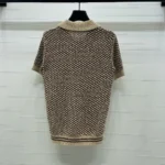 Louis Vuitton Men Short-Sleeved Knitted Mesh Polo 1AJUUF