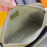 Louis Vuitton Men Trio Messenger Monogram Eclipse-Khaki Green M28628