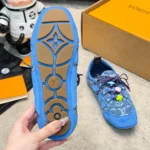 Louis Vuitton Unisex LV Sneakerina Bleu Denim 1AJJR1