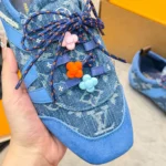 Louis Vuitton Unisex LV Sneakerina Bleu Denim 1AJJR1