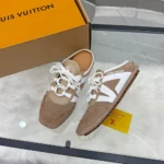 Louis Vuitton Unisex LV Sneakerina Open Back Brown 1AK5EK