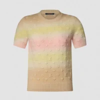 Louis Vuitton Women 3D Monogram Tie Dye Knit Top 1AK0D1