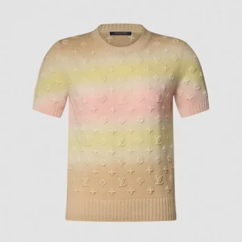 Louis Vuitton Women 3D Monogram Tie Dye Knit Top 1AK0D1