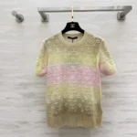 Louis Vuitton Women 3D Monogram Tie Dye Knit Top 1AK0D1
