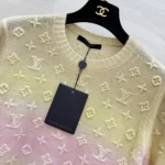 Louis Vuitton Women 3D Monogram Tie Dye Knit Top 1AK0D1