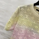 Louis Vuitton Women 3D Monogram Tie Dye Knit Top 1AK0D1