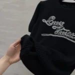 Louis Vuitton Women Embroidered Signature Knit Top 1AKEQY