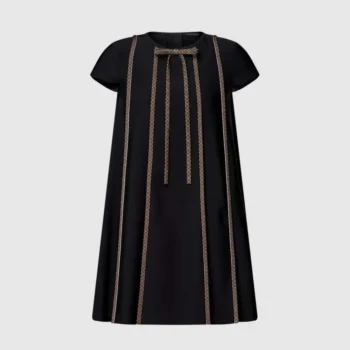 Louis Vuitton Women Monogram Accent Trapeze Dress 1AKE6Z