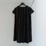 Louis Vuitton Women Monogram Accent Trapeze Dress 1AKE6Z